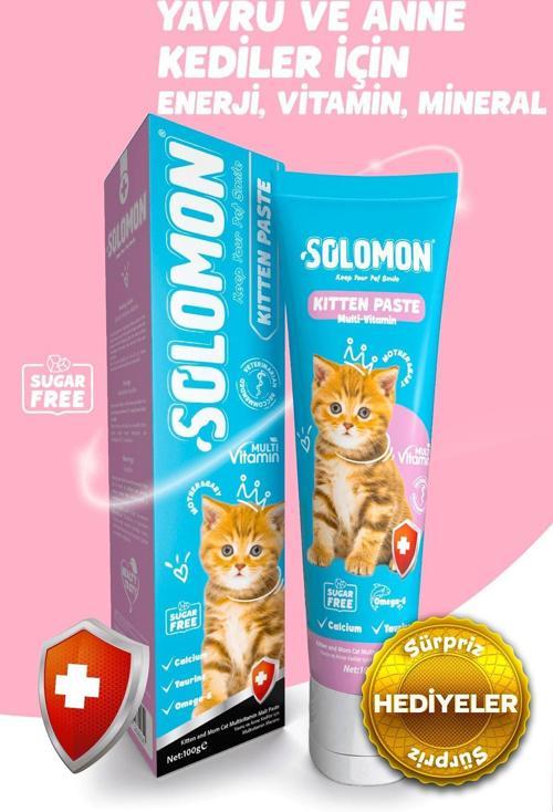Kitten Paste 100 Gr Yavru Ve Anne Kedi Multivitamin Malt Macunu