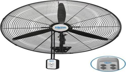 HEF-DK650 190W 65 cm Siyah 3 Kanat Kumandalı Sanayi Tipi Duvar Vantilatörü