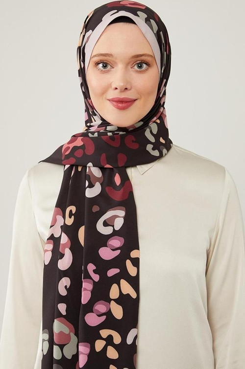 Gül Kurusu Desenli Elegance Şal