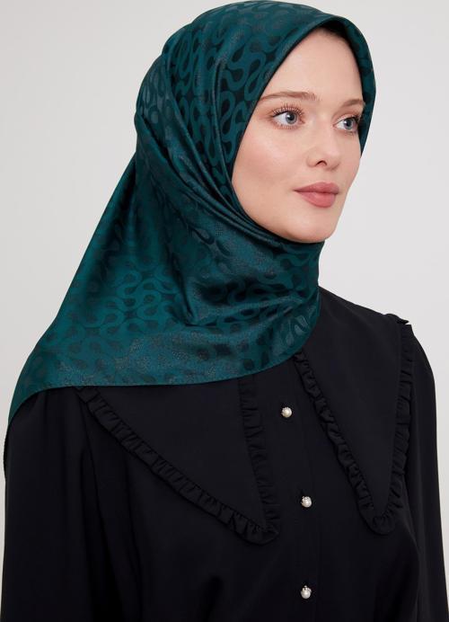 Zümrüt S Desen Krstal Jakar Eşarp