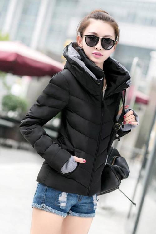 Günlük Su Geçirmez Kışlık Şişme Kadın Mont