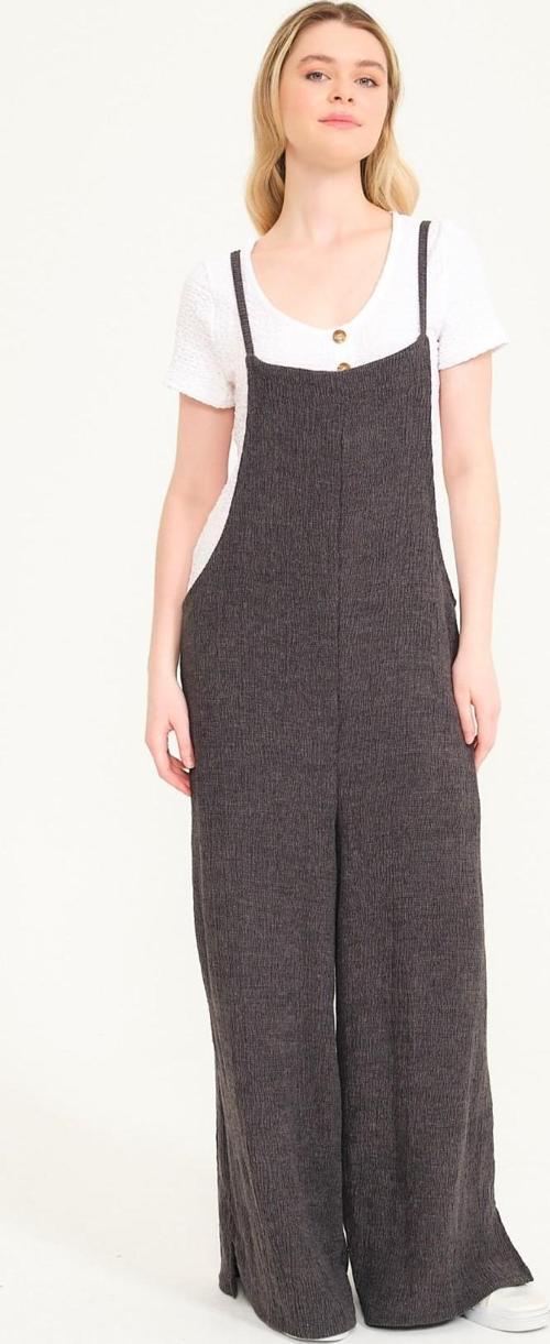 Günlük Askılı Bol Kesim Yazlık Kadın Tulum