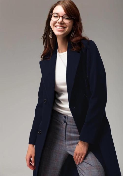 Tam Boy Kaşe Kaşmir Kaban