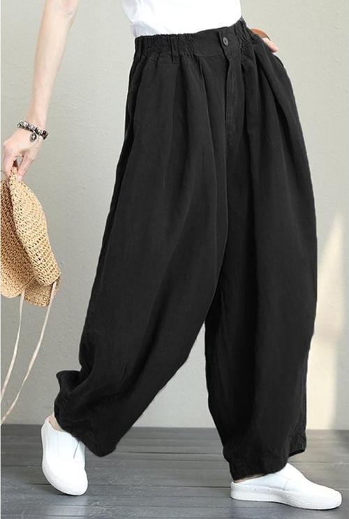 Yazlık Salaş Kadın Şalvar Pantolon