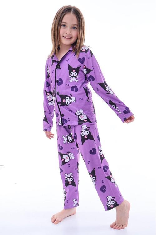 Kız Çocuk Pijama Takım Baskılı