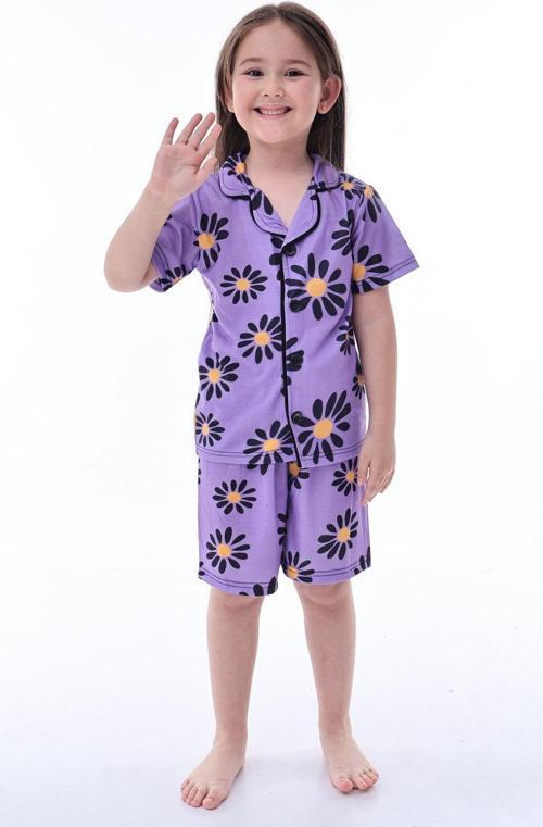 Kısa Kol Şortlu Pijama Takım