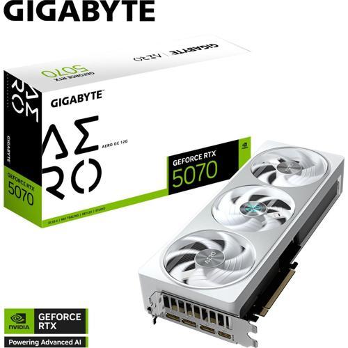 GeForce RTX 5070 AERO OC 12GB 192bit GDDR7 GV-N5070AERO OC-12GD