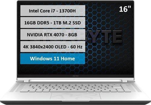 Aero 16 BSF i7-13700H 16GB DDR5 1TB SSD RTX4070-8GB 16'' UHD FreeDos