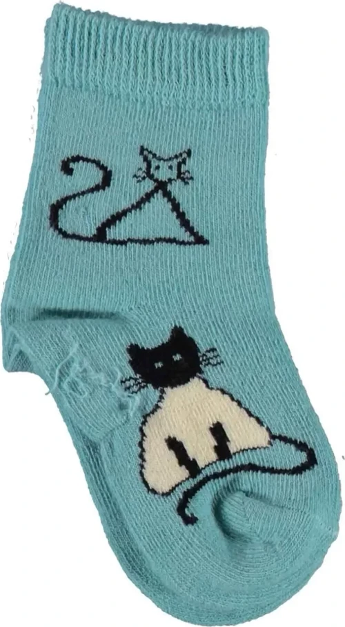 New Cats Yaş Soket Çorap Yeşil