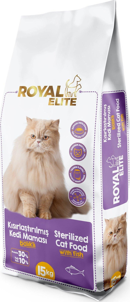 15 Kg Balıklı Kısırlaştırılmış Kedi Maması