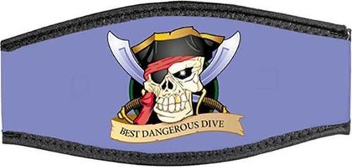 BESTDIVERS Maske Arkalığı PIRATE Neopren, Velkrolu