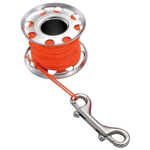 Makara Mini Reel 45 mt Metal, Karabina ile