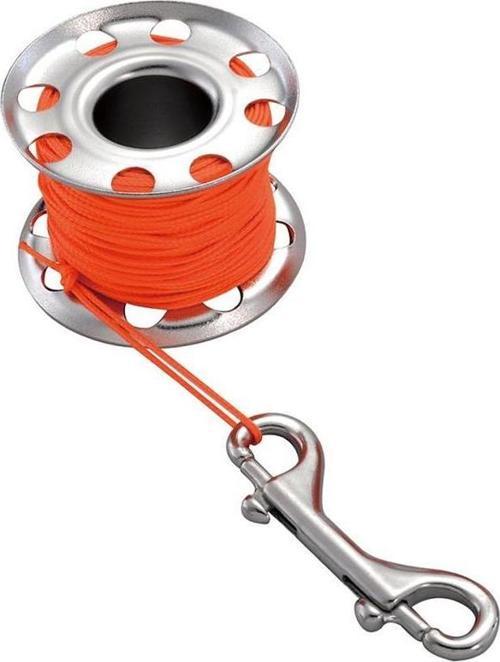 Makara Mini Reel 45 mt Metal, Karabina ile