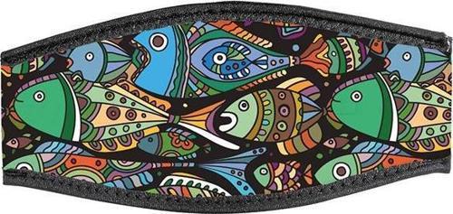 BESTDIVERS Maske Arkalığı FISHES Neopren, Velkrolu