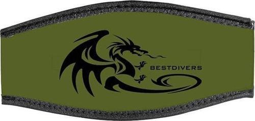 BESTDIVERS Maske Arkalığı DRAGON Neopren, Velkrolu