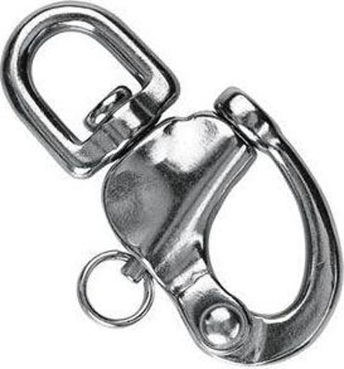 Tutucu Karabina Şeytan Kilidi (Snap Shackle) 70mm. Paslanmaz