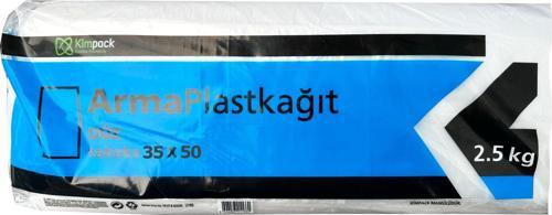 Plastik Kağıt Düz Tabaka Şeffaf Poşet Naylon - 35 x 50 Cm. - 2.5 Kg. - 1 Paket
