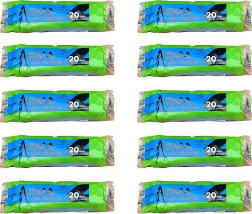 Mavi Orta Boy 55 x 60 Cm. - 30 Litre Çöp Torbası Poşeti - 20 Adetlik 10 Rulo