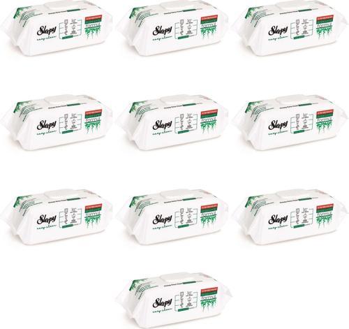 Easy Clean Sirke Karbonat Beyaz Sabun Katkılı Yüzey Temizlik Islak Havlusu - 100'lü 10 Paket