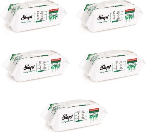 Easy Clean Sirke Karbonat Beyaz Sabun Katkılı Yüzey Temizlik Islak Havlusu - 100'lü 5 Paket