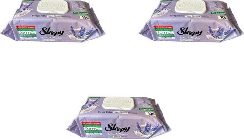 Extra Doğal Lavanta Özlü Islak Yüzey Temizlik Havlusu - 100'lü 3 Paket