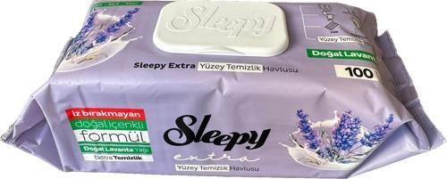 Extra Doğal Lavanta Özlü Islak Yüzey Temizlik Havlusu - 100'lü Paket