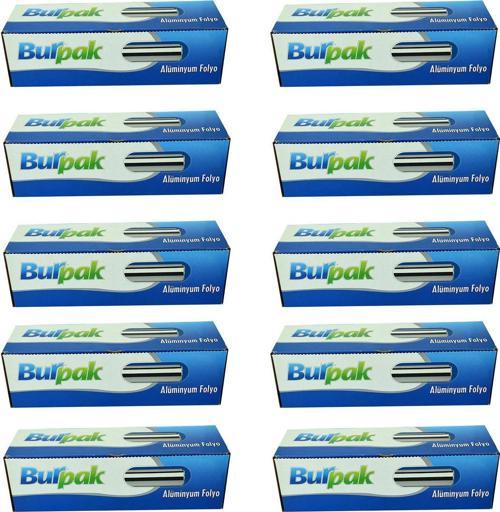 Alüminyum Folyo - 45 Cm. x 50 Metre - 10 Mikron - 10 Paket