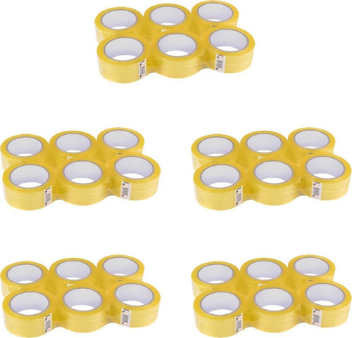 Bant Güçlü Sağlam Kaliteli Şeffaf Koli Bandı Bantı / 45 mm x 100 Metre / 6'lı 5 Paket - 30 Adet