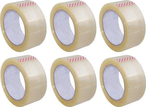 Bant Güçlü Sağlam Kaliteli Şeffaf Koli Bandı Bantı / 45 mm x 100 Metre / 6'lı Paket