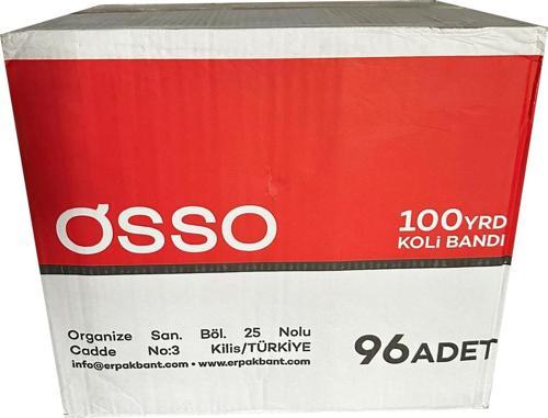 Şeffaf Bant Ambalaj Koli Bandı - 100 YRD / 91.44 Metre - 43 mm - 6 Adetlik 16 Paket / Koli
