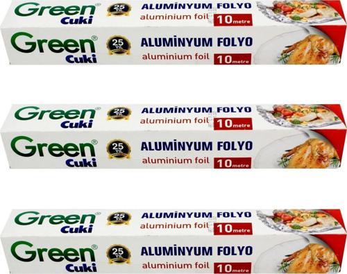 Cuki Alüminyum Folyo - 30 Cm. x 10 Metre - 3 Paket