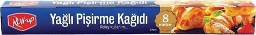 Yağlı Fırın Tepsi Pişirme Kızartma Kağıdı - 8 Metre -1 Kutu