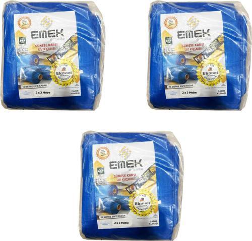 Çadır Kumaşı Branda Tente UV Güneşlik Gölgelik Koruma Yağmur Su Geçirmez - 2x3 Metrelik 3 Paket