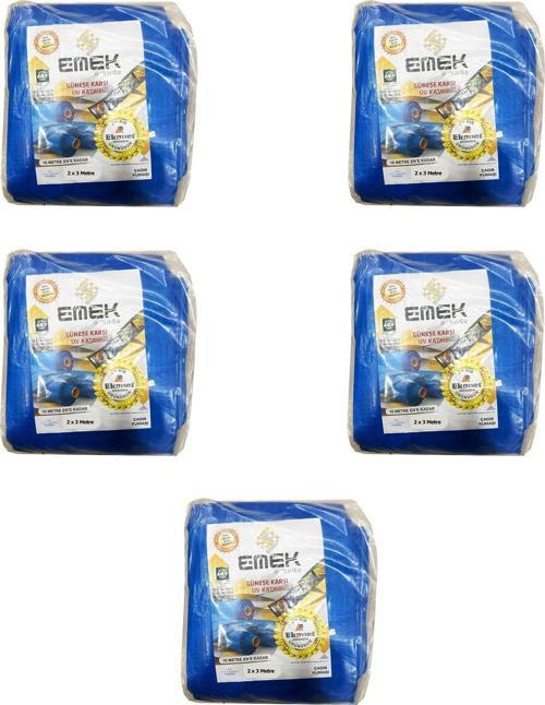 Çadır Kumaşı Branda Tente UV Güneşlik Gölgelik Koruma Yağmur Su Geçirmez - 2x3 Metrelik 5 Paket