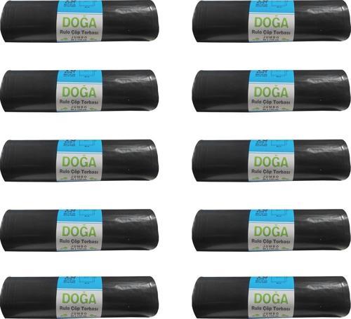 Battal Boy Çöp Torbası Poşeti - 400 Gr. - 90 Litre - 80 x 110 Cm / 10 Adetlik 10 Rulo