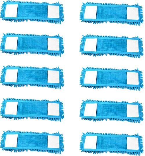 Mikrofiber Islak Kuru Nemli Makarna Şönil Palet Tablet Mop Yedeği - 40 Cm. - 10 Adet