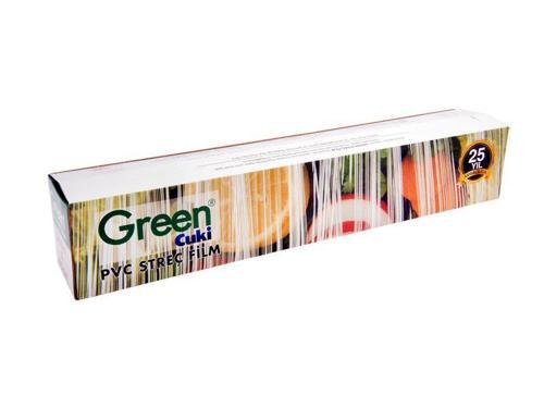 Cuki PVC Streç Film Folyo - Gıdaya Uygun - 9 Mikron - 45 Cm. x 300 Metre