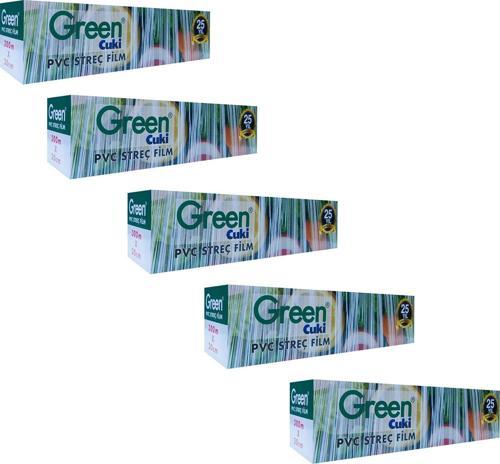 PVC Streç Film Folyo - Gıdaya Uygun - 9 Mikron - 30 x 300 Metre - 5 Paket