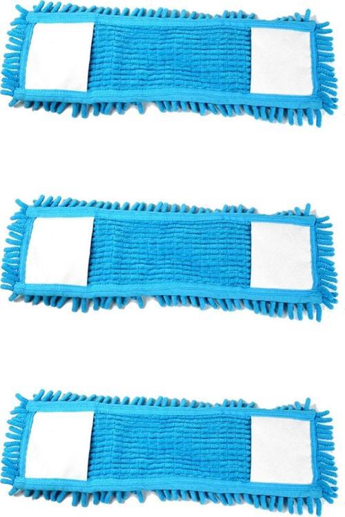 Mikrofiber Islak Kuru Nemli Makarna Şönil Palet Tablet Mop Yedeği - 80 Cm. - 3 Adet