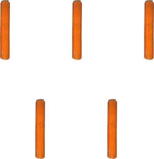 Palet Rulo Streç Film Folyo - Turuncu Şeffaf - 17 Mikron - 50 Cm. x 300 Metre - 5 Adet
