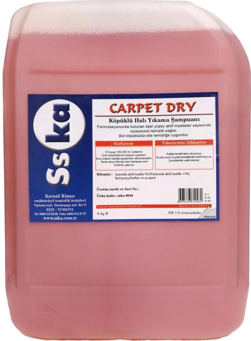 Elde Halı Yıkama Şampuanı / Çok Köpüren Tekstil Leke Sökücü / 5 Kg. / Bidon