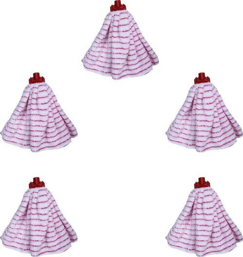 Wellsoft Tesa Yedek Mop / Islak Mop / Paspas Ucu / Püskül - Mikrofiber - 5 Adet