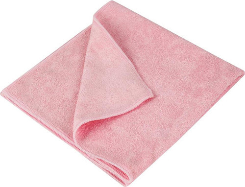 %100 Mikrofiber Bez Temizlik Toz Bezi - 40x40 Cm. - 10 Adet - Pembe