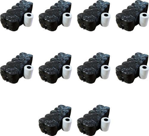 Termal Pos Yazar Kasa Rulosu - Pos Kağıdı - Beyaz - 56 mm x 12 Metre - 10 Adetlik 10 Paket