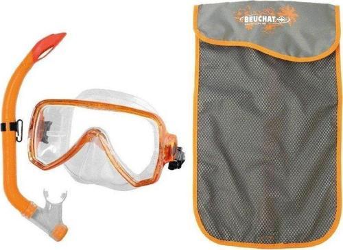 SET MS OCEO Çocuk Maske Şnorkel(Tahliyeli), Turuncu