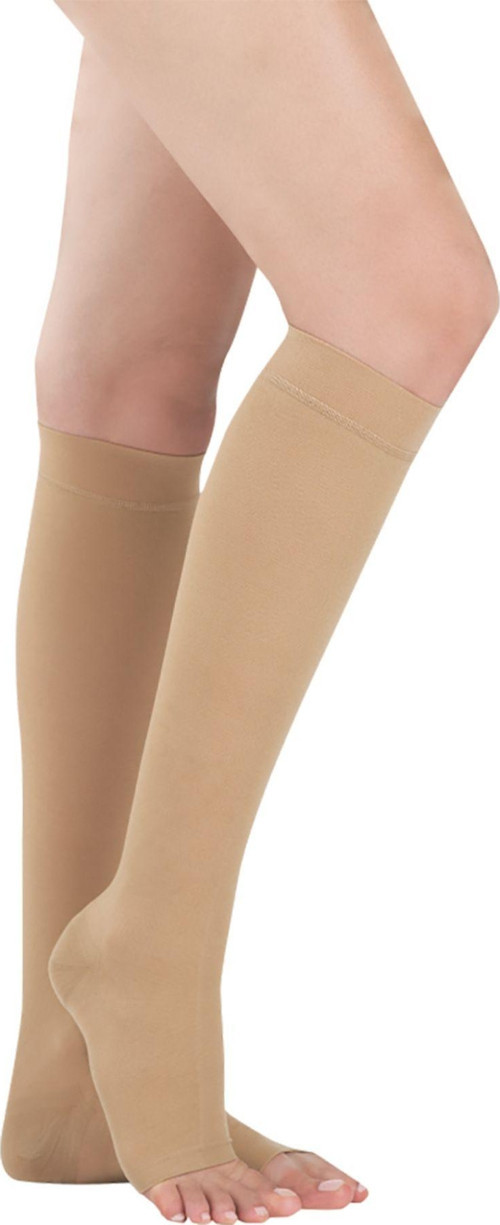 CCL2 (23-32mmHg) Diz Altı Ten Rengi Çorabı (Burnu Açık) CODE 5201-A