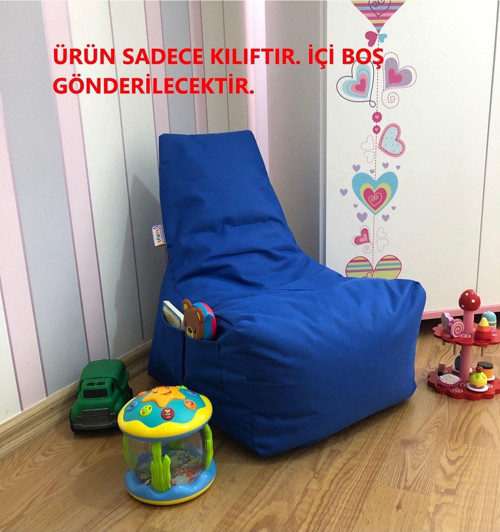 Açelya Çocuk(1-8 Yaş) Armut Koltuk Kılıfı ( Ürün Sadece Kılıftır. İçi Boş Gönderilecektir. )