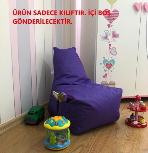 Açelya Çocuk(1-8 Yaş) Armut Koltuk Kılıfı ( Ürün Sadece Kılıftır. İçi Boş Gönderilecektir. )