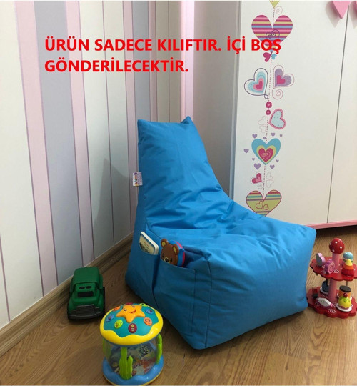 Açelya Çocuk(1-8 Yaş) Armut Koltuk Kılıfı ( Ürün Sadece Kılıftır. İçi Boş Gönderilecektir. )