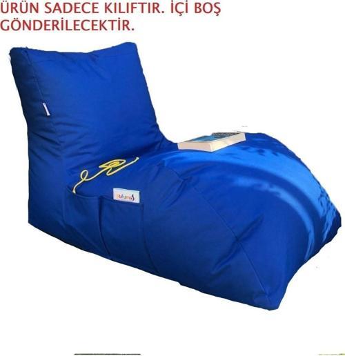 Daybed Armut Koltuk Kılıfı Mavi ( Ürün Sadece Kılıftır. İçi Boş Gönderilecektir. )